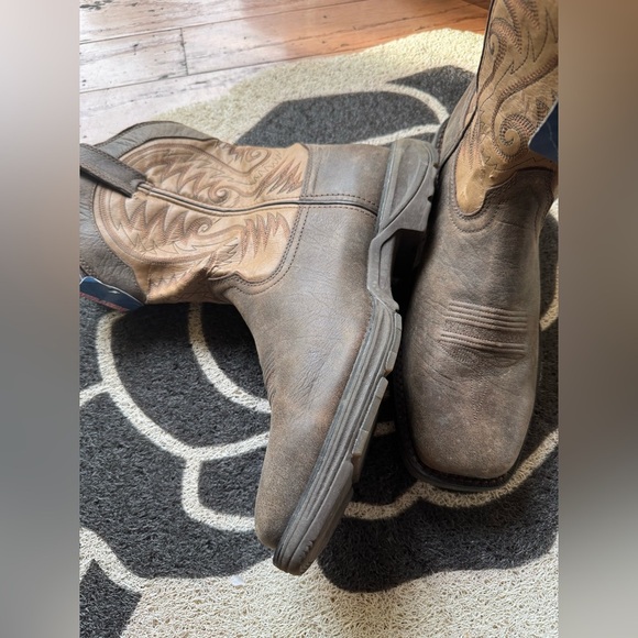 Durango Dark Brown Leather Boots - Picture 4 of 7